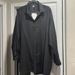 TOTEME monogram-embroidered oversized wool shirt